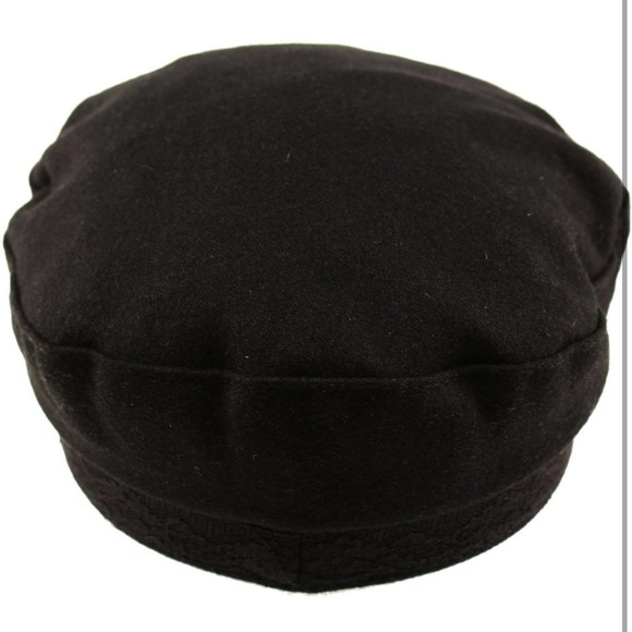 EPOCH BLACK FIDDLERS CAP WITH GOLD BUTTONS & REMOVABLE BRAIDED DETAIL SIZE L./XL - Picture 2 of 11